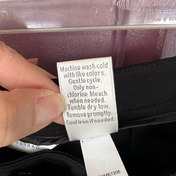 LC Lauren Conrad Black Leather-like front Pants - Picture 4 of 7